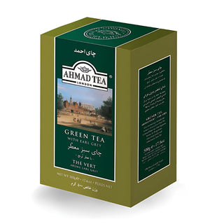 Ahmad Green Tea W Earl Grey 12x17.6oz (500g) Box