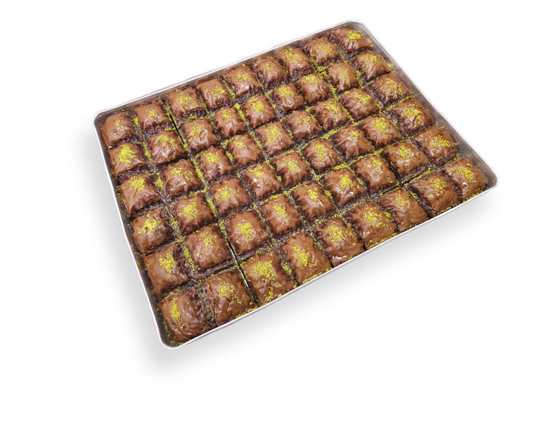 Golda Square Chocolate Baklava with Pistachios (6 x 6.2 lb)