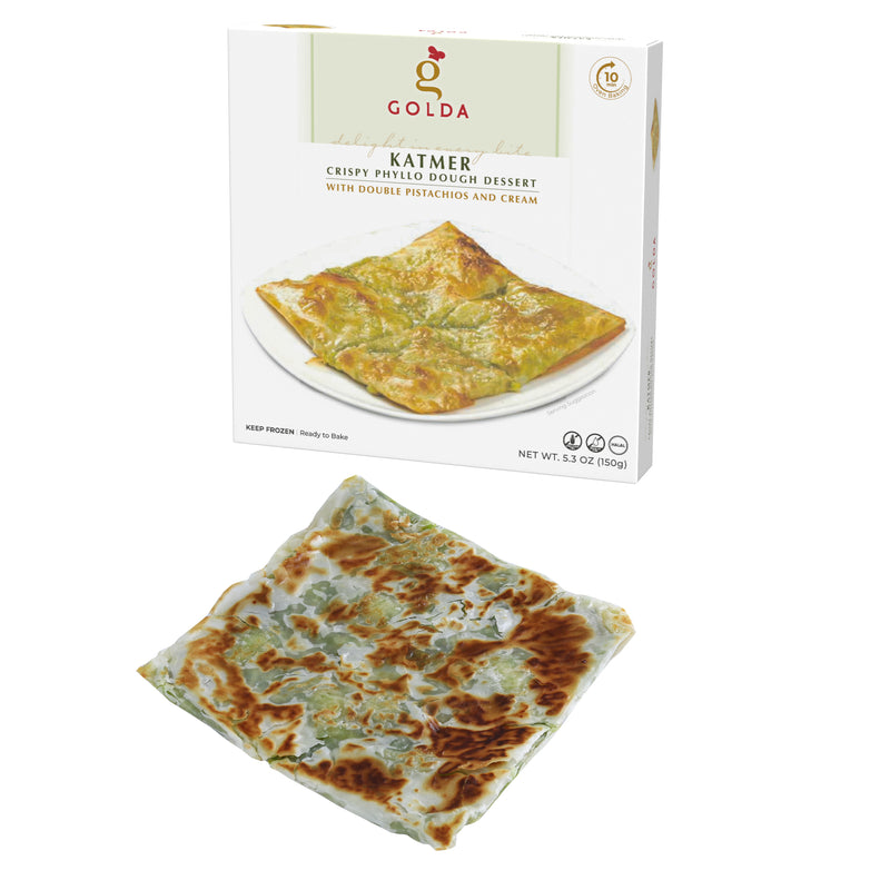 Golda Crispy Phyllo Dough Dessert (20 x 150g) – Katmer