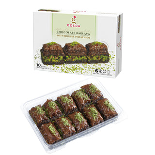 Golda Chocolate Baklava w/ Double Pistachios (12 x 350g)