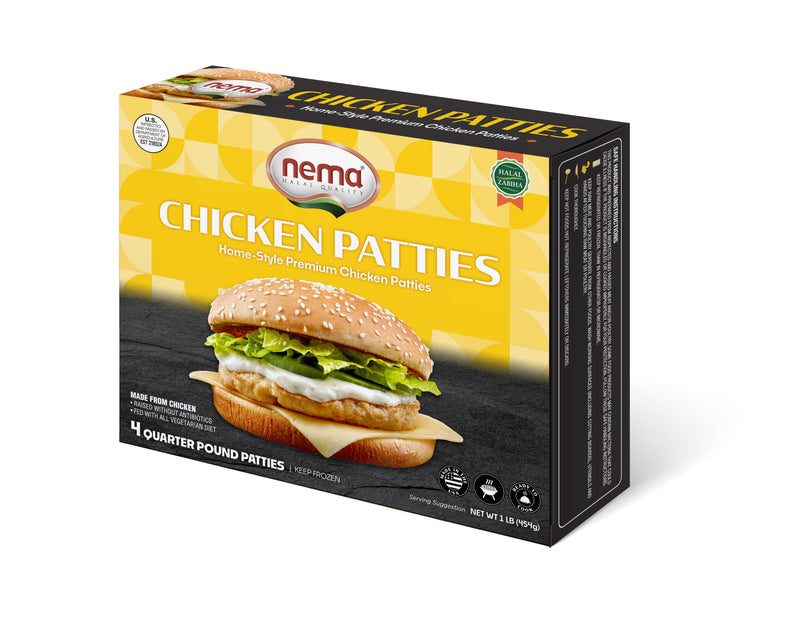Nema Chicken Patties (16 x 1 lb)