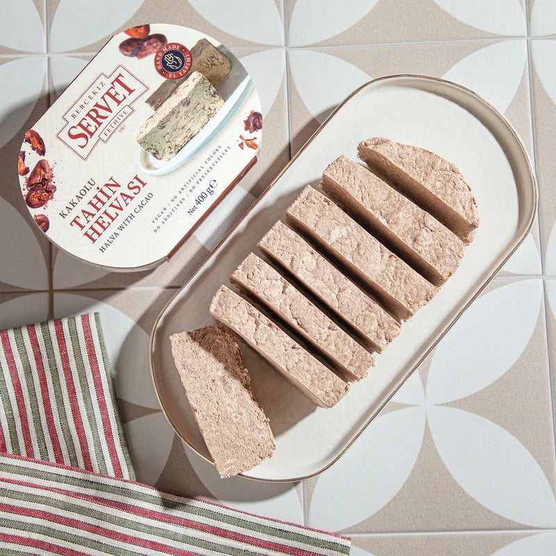 Servet Helva Kakaolu / Halva with Cocoa (400g)